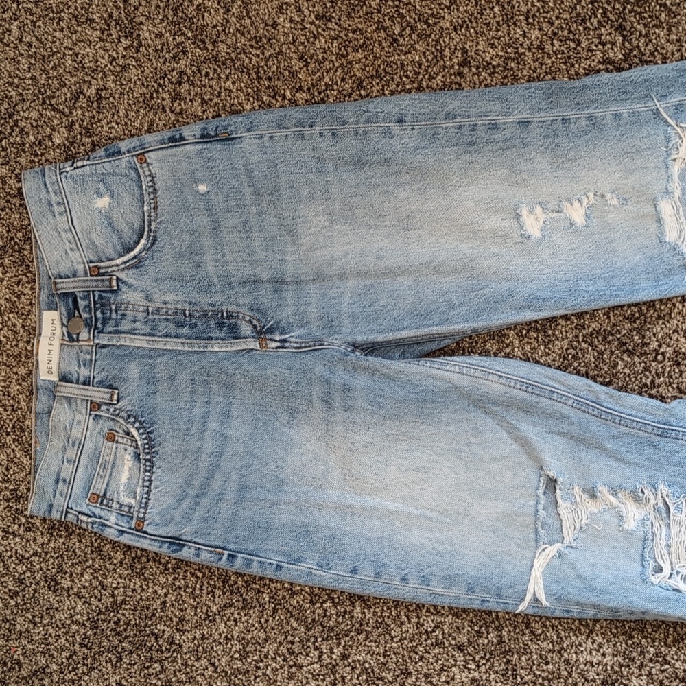 Denim Forum The Joni High Rise Loose Size 23